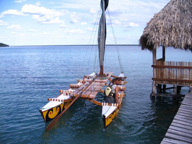 Paddling in the Caribbean